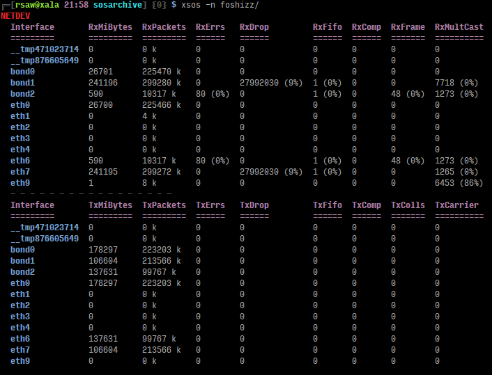 netdev split