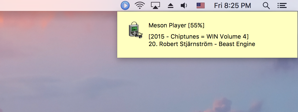 Meson Player on OSX