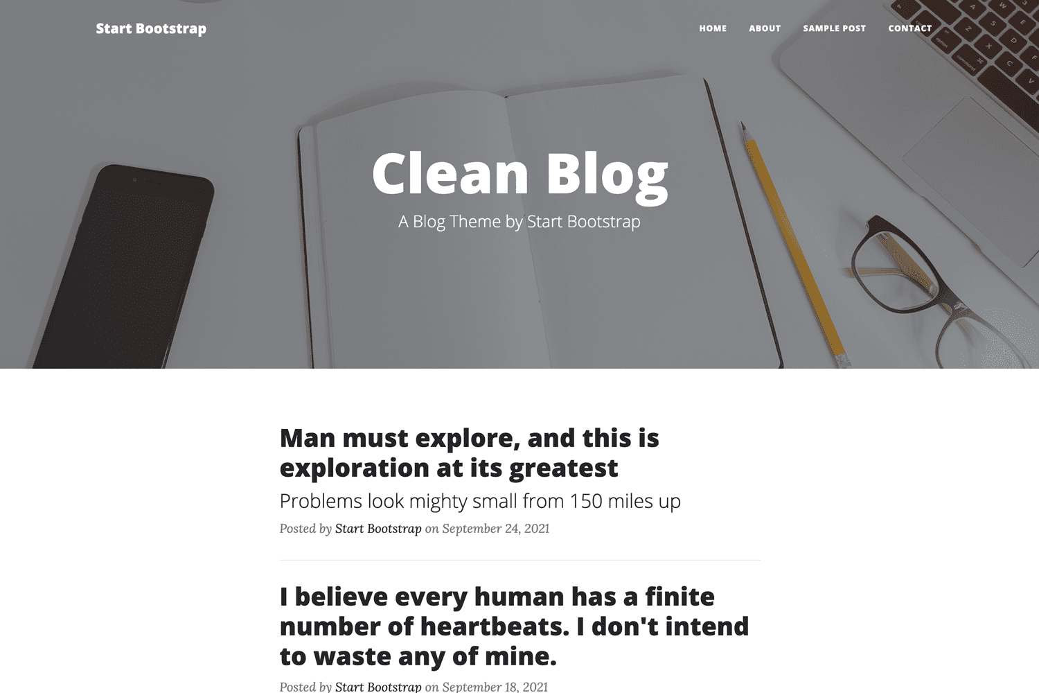 Clean-Blog-Screenshot