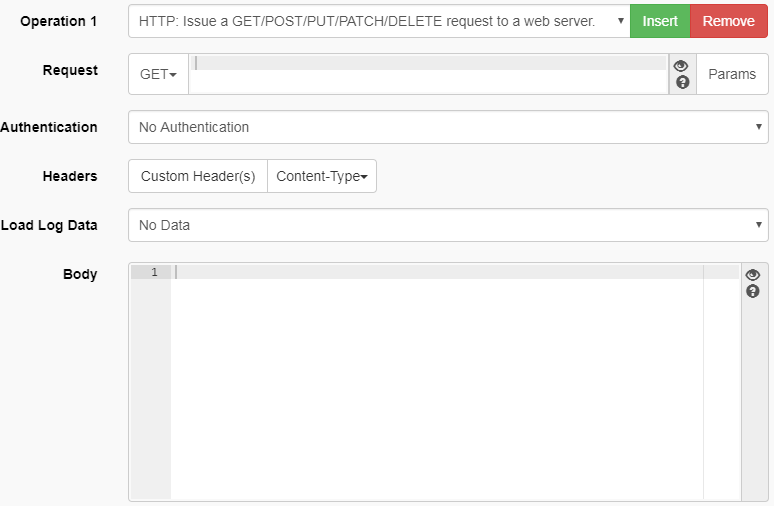 Using GET via HTTP