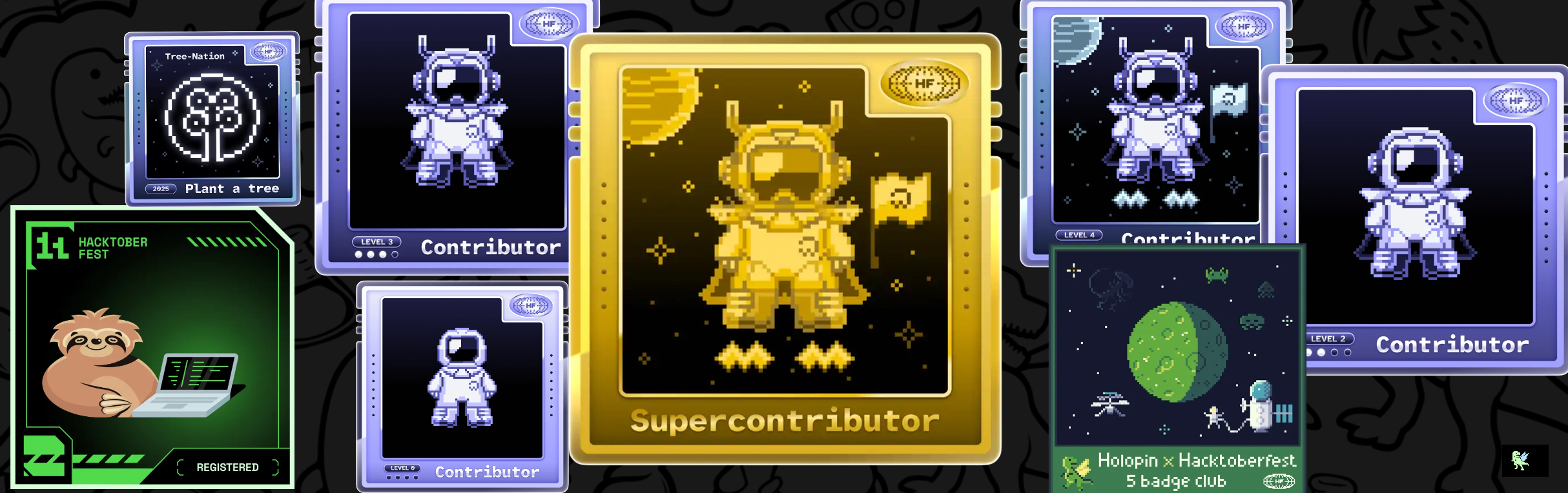 An image of @adiprem73's Holopin badges, which is a link to view their full Holopin profile