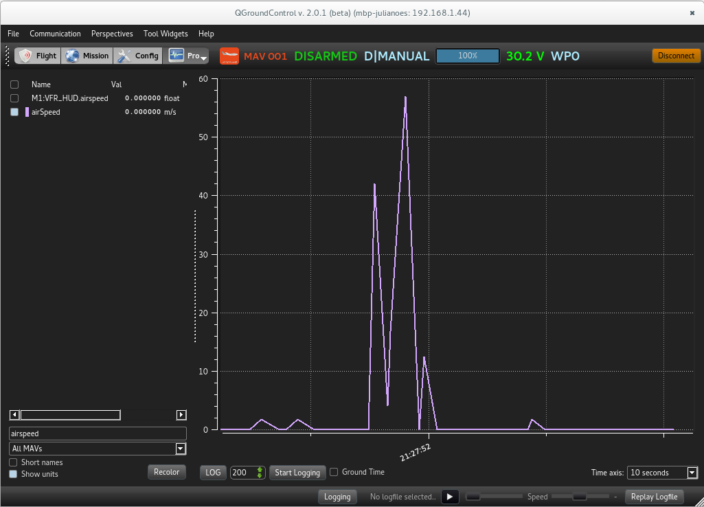 airspeed working again