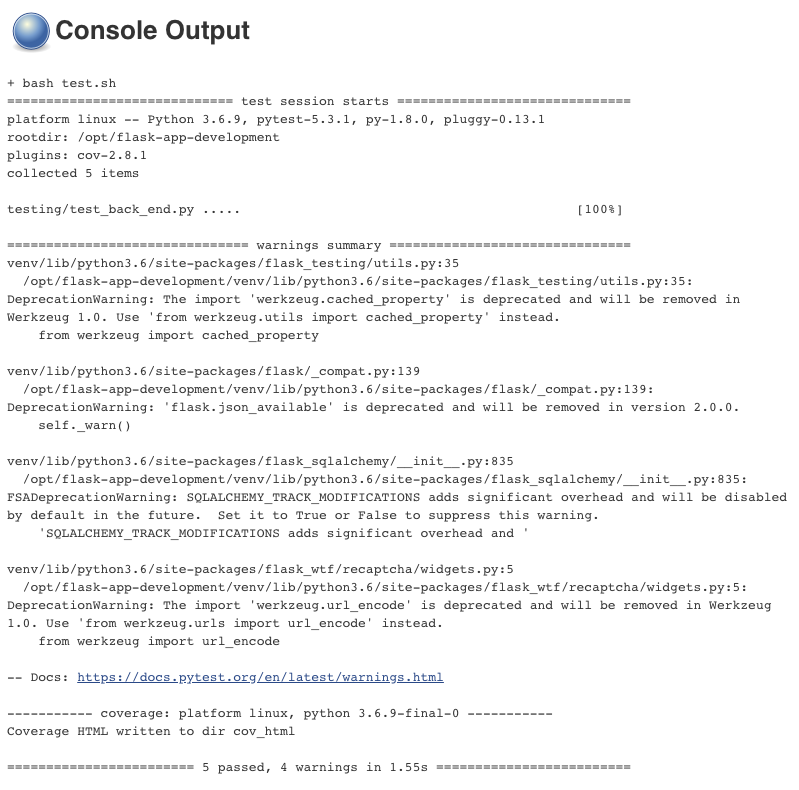 pytestconsole