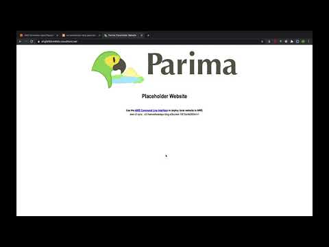 Parima: How to Deploy a static website in AWS in less than 5 minutes!