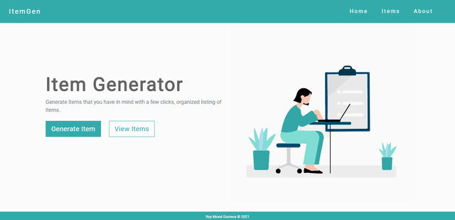 item-generator-landing-page