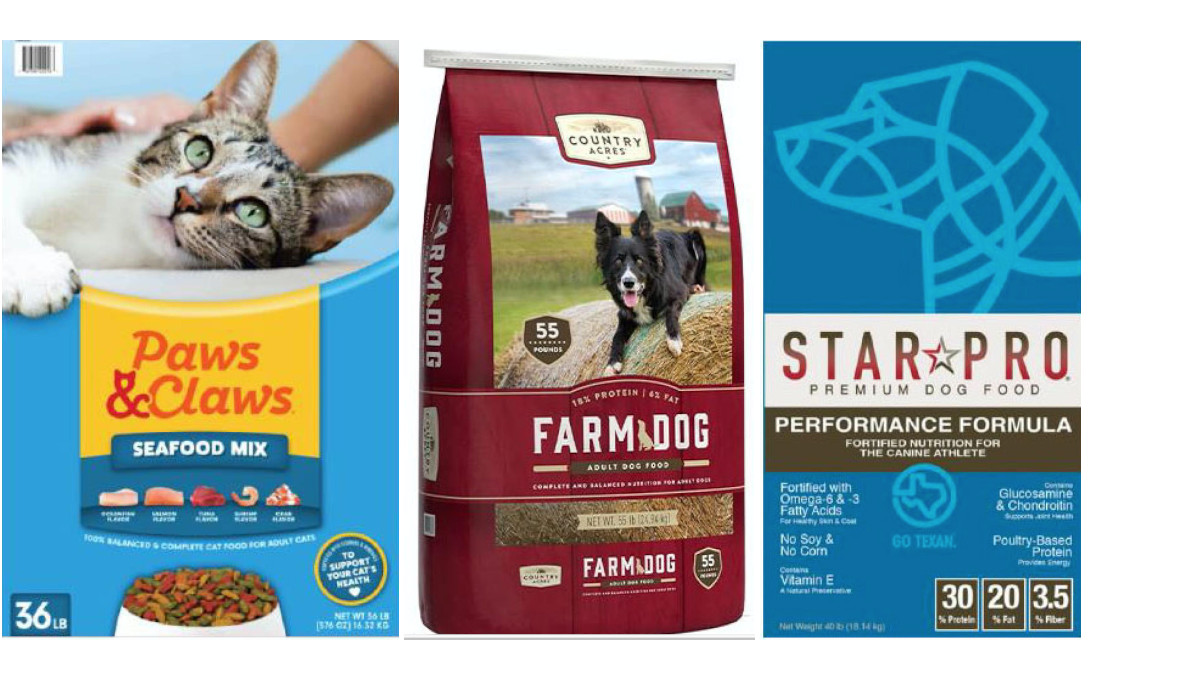 recall-expanded dog and cat food