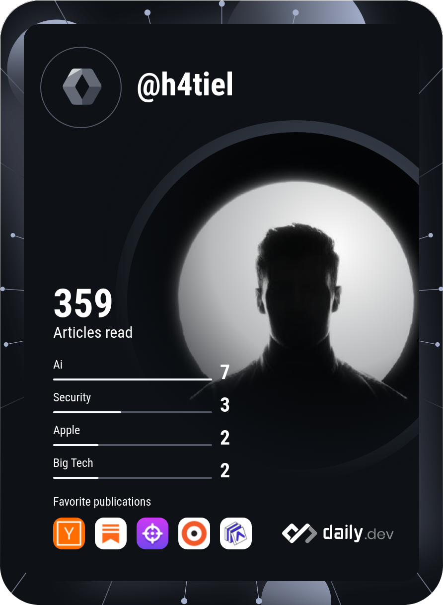 H4TIEL's Dev Card