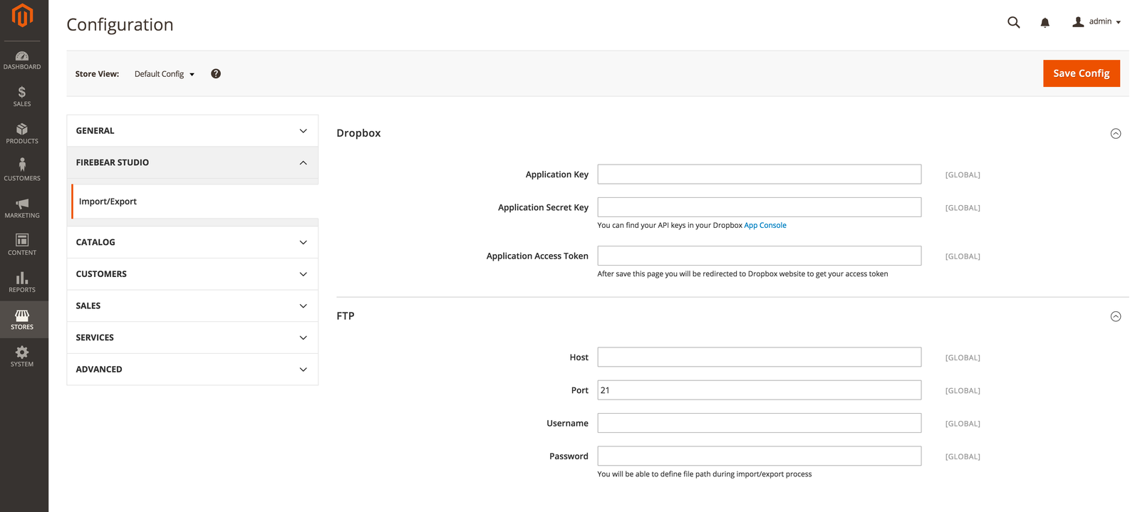 Magento 2 import from Dropbox, Box, Google, FTP