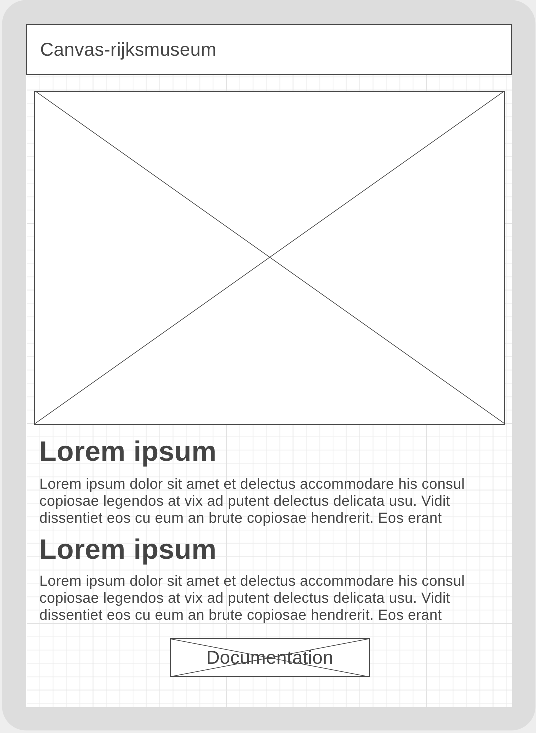 Profile Page Wireframe