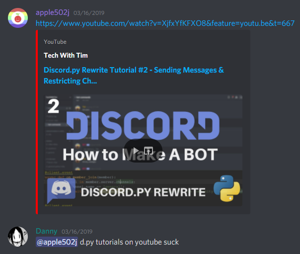 click to jump to message