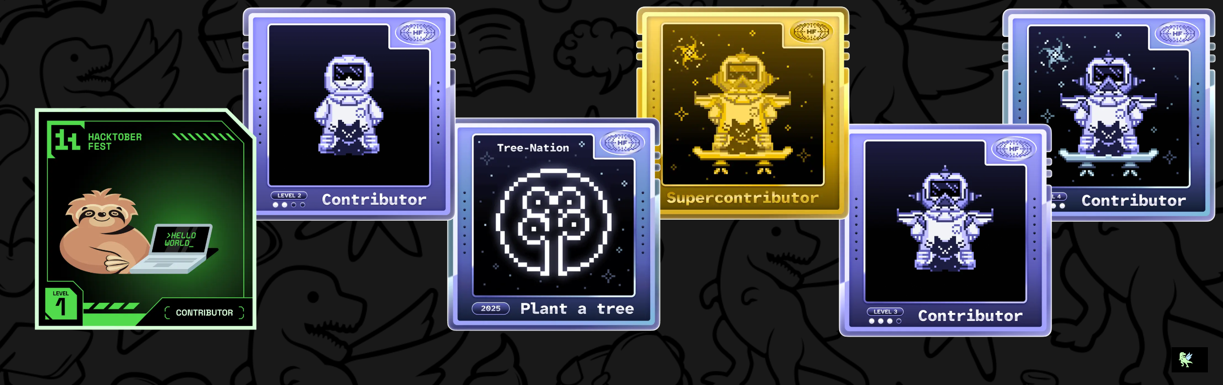 An image of @adarshcode169's Holopin badges, which is a link to view their full Holopin profile