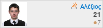 profile for Аλέξιος at Stack Overflow, Q&A for professional and enthusiast programmers