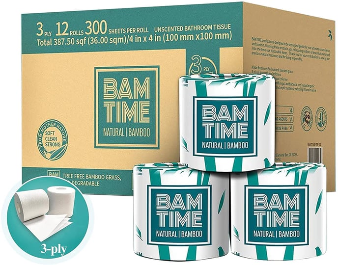 bamtime-bamboo-toilet-paper-3-ply-300-12-rolls-eco-friendly-1