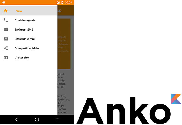 Aplicativo Android com a biblioteca Anko