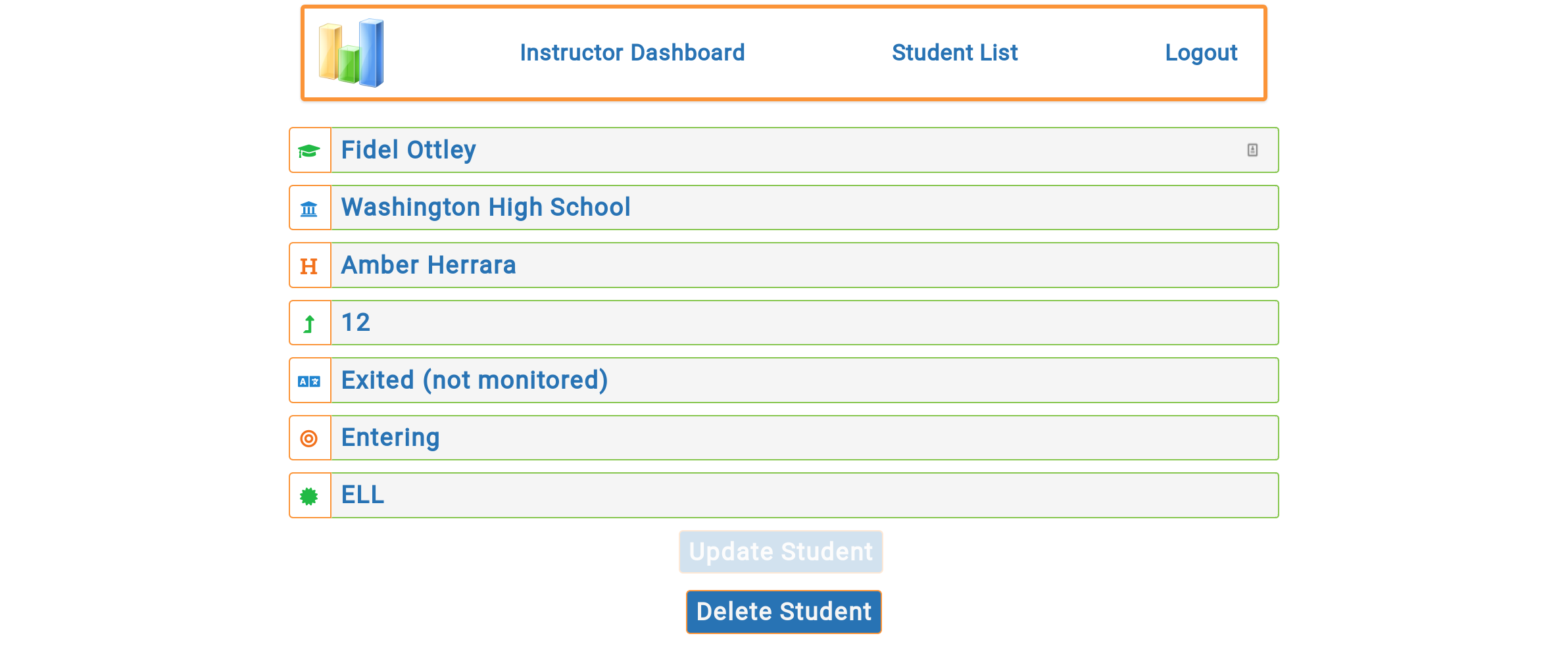 educationELLy Desktop Update Student Page