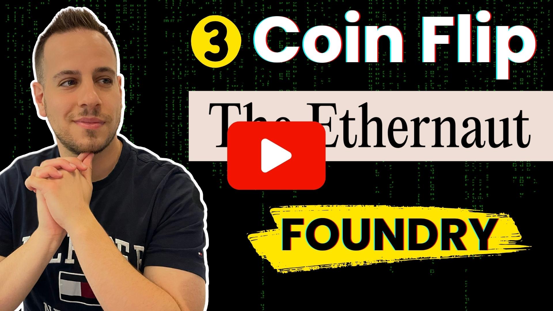 Ethernaut CoinFlip Foundry Solution Walkthrough Video