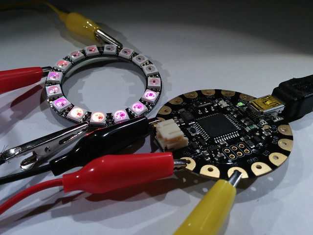 FLORA and NeoPixel ring