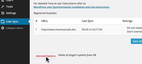 Transfer and wipe your database clean.