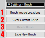 Settings Brush Section