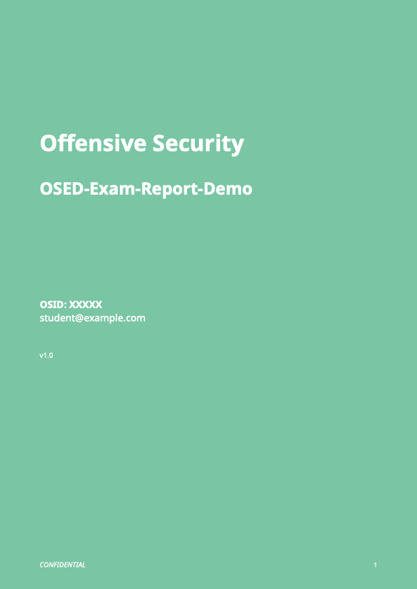 OSED Exam Report