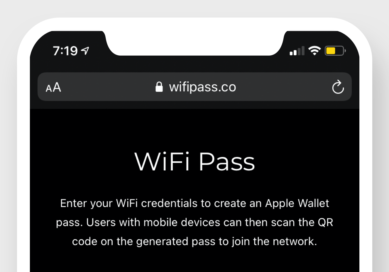 WiFi Pass