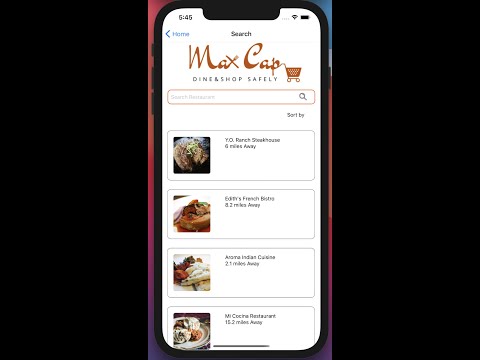 Demonstration video of the MaxCap App