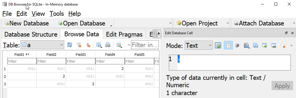 Example of large fonts