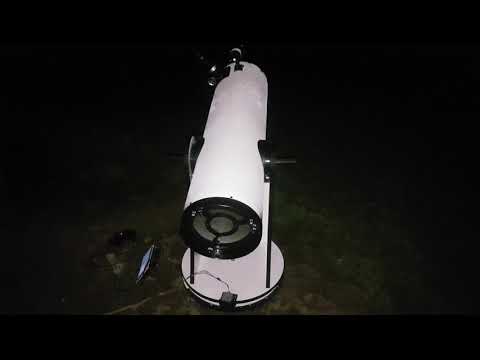 Dobsonian telescope driven by Mortar