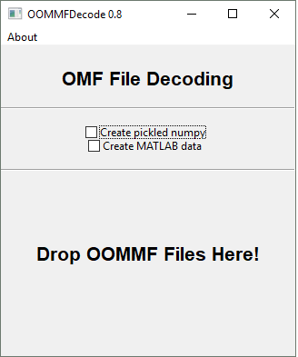 OOMMFTools OOMMFDecode