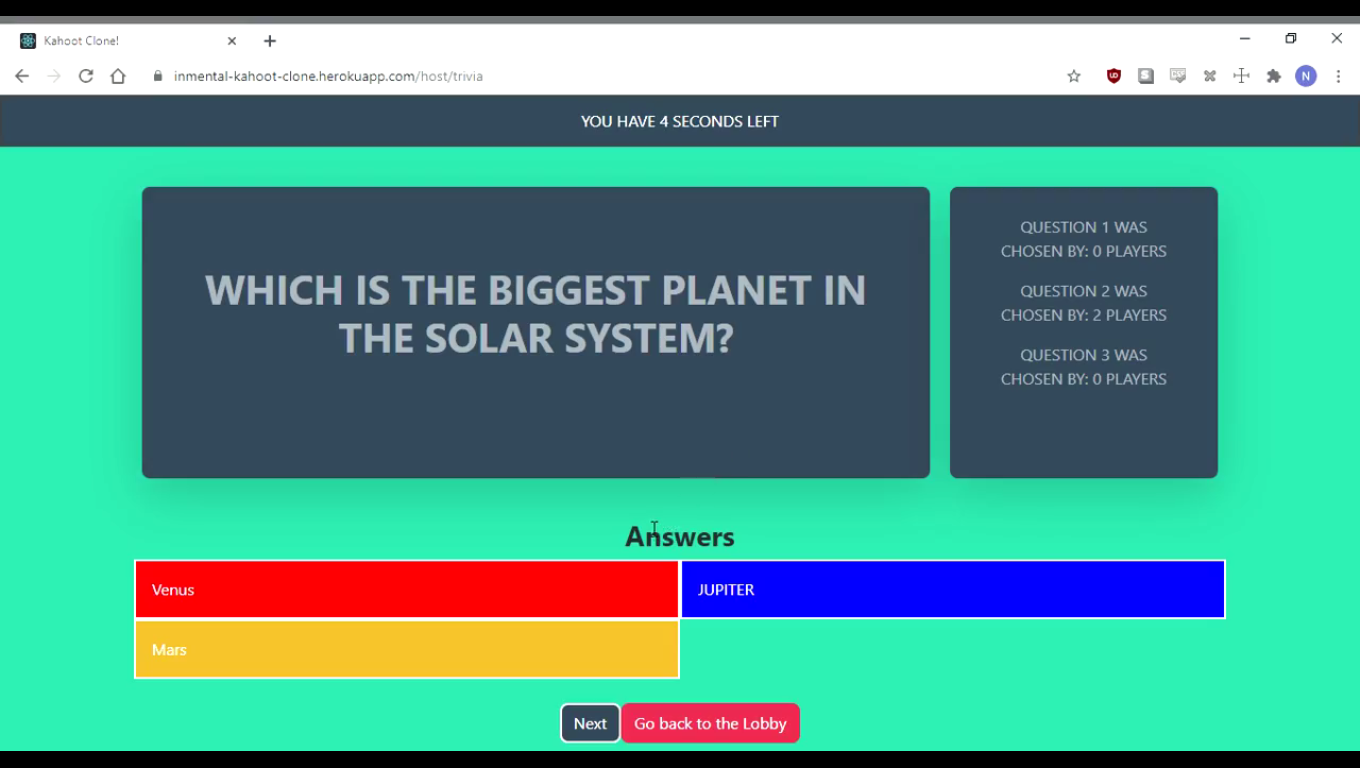 Imagen 7 del kahoot clone