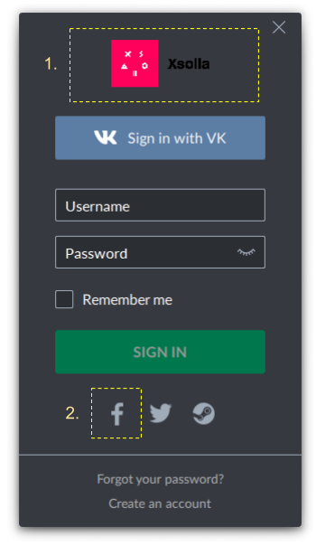 Authorization window