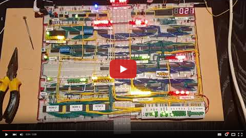 Troy's breadboard computer - Triangular numbers