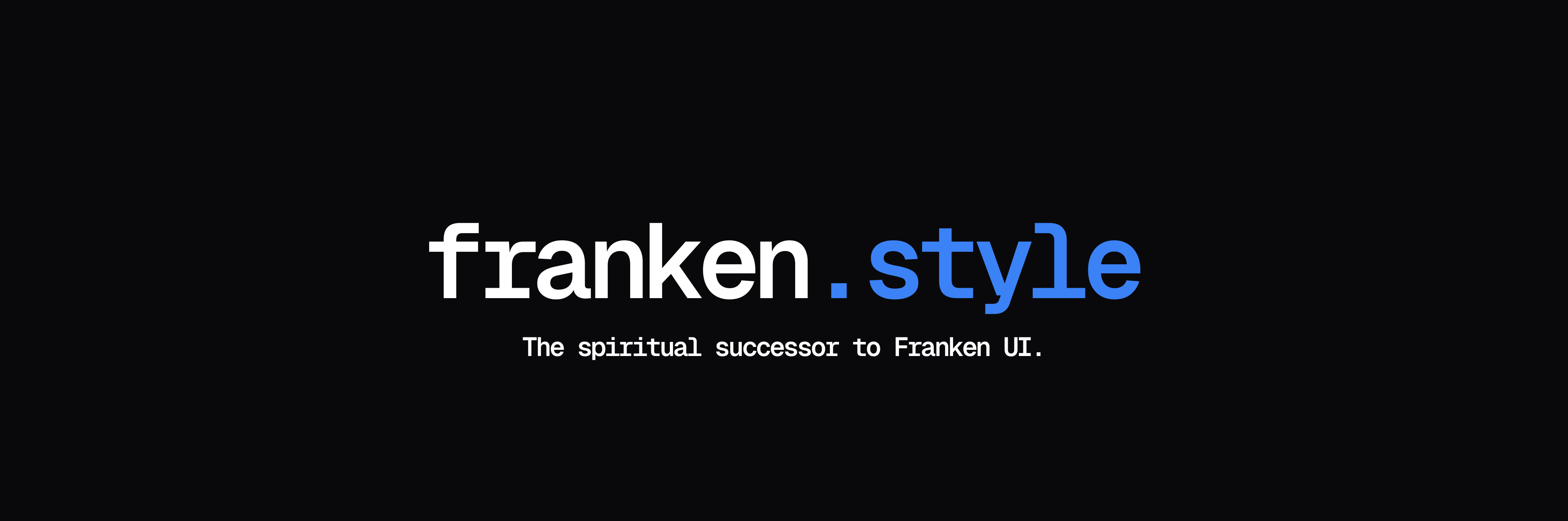  Frankenstyle is the spiritual successor to Franken UI.