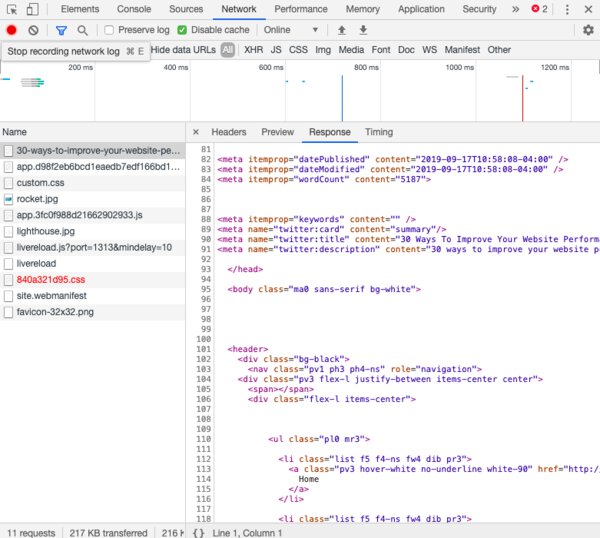 Compress HTML