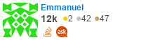 profile for Emmanuel N K on Stack Exchange, a network of free, community-driven Q&A sites