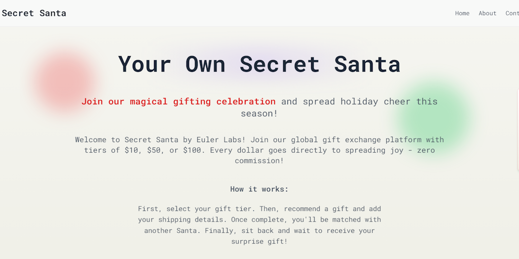 Secret Santa Gifting Network