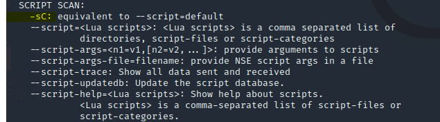 default script