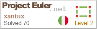 Project Euler Badge