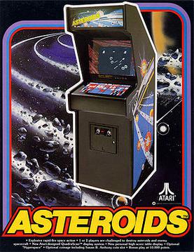 Asteroids arcade game