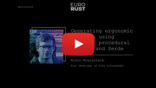 Generating ergonomic C++ APIs using Rustdoc, procedural macros, and Serde - Björn Wieczoreck