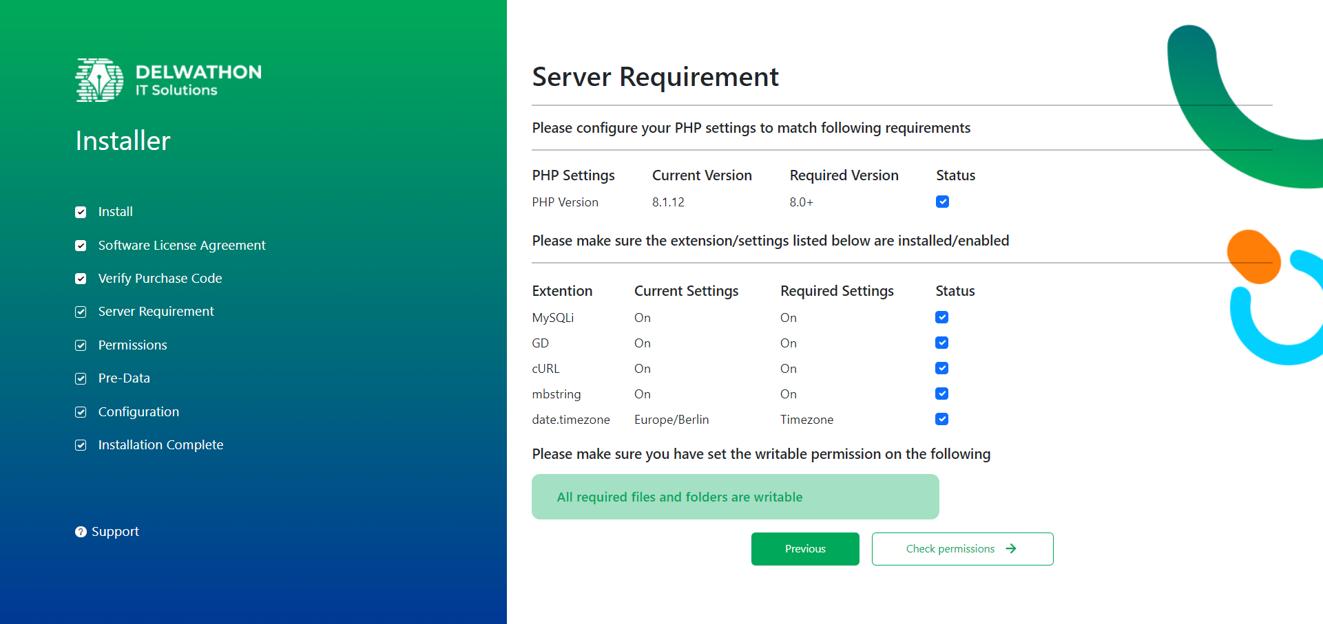 Laravel web installer | Step 4