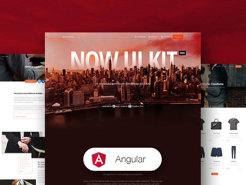 Now UI Kit PRO Angular