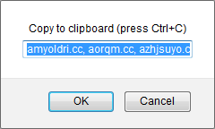 Ctrl-C dialog