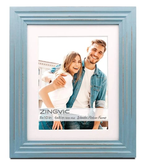 zingvic-8x10-inch-soft-blue-wood-picture-frame-with-mat-display-photo-6x8-inch-or-8-by-10-without-ma-1