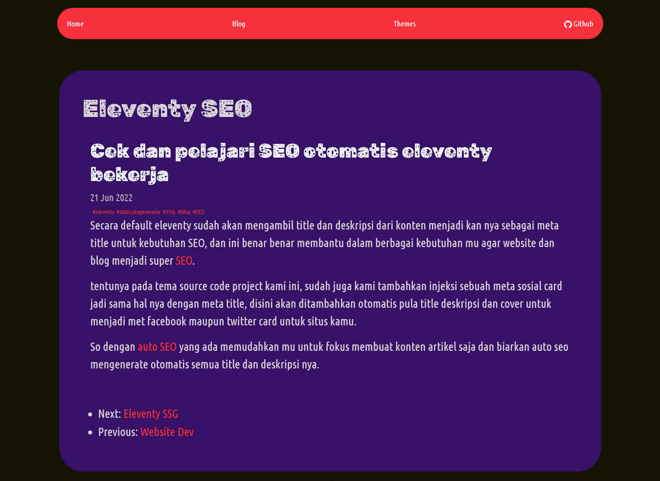 free download new eleventy web template