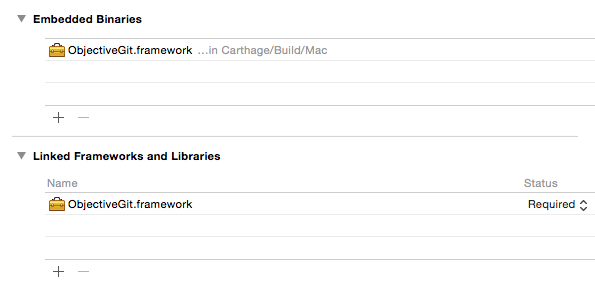 Embedded Binaries