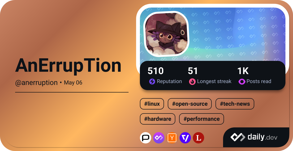 AnErrupTion's Dev Card