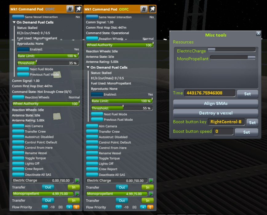 Stalled state implemented