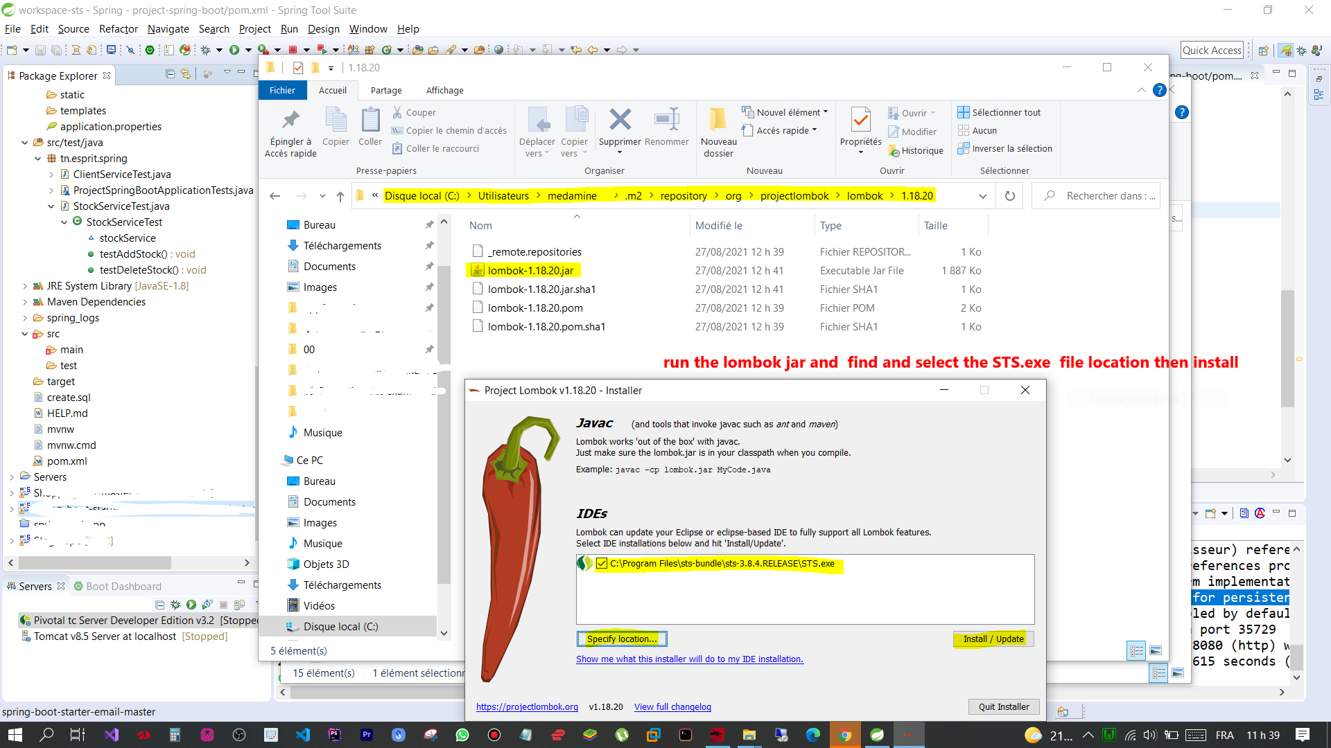 SS install lombok