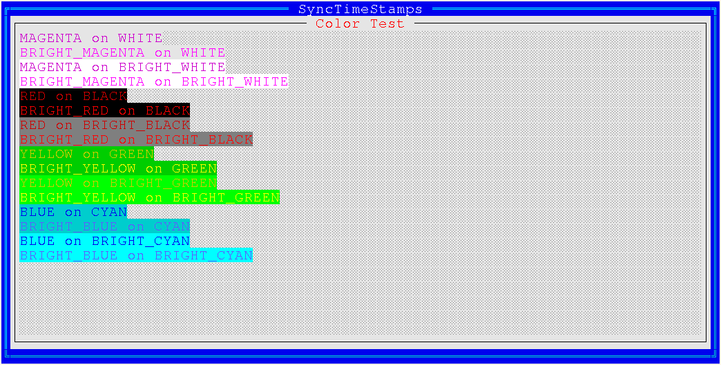 xterm on Linux